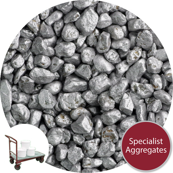 Rounded Gravel - Silver Coloured - Click & Collect